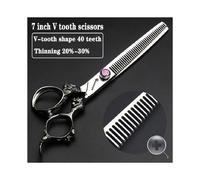 (7 pulgadas de grosor) Tijeras para cortar el cabello de 5,5/6/7/7,5/8/9 pulgadas Tijeras de peluquería
