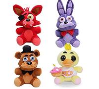 7 Pulgadas Five Nights Juegos de muñecos de Peluche Sister Location Bonnie Red Foxy Bear Chica muñecos de Peluche Suaves Adornos, Decoraciones para el hogar