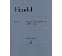7 sonates pour violon et basse continue