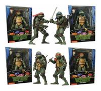 7" Teenage Mutant Ninja Turtles 1990 Película TMNT Figuras - X4 SET COMPLETO