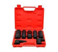7 tomas de sensor de oxígeno de 22 mm, 27 mm, 29 mm, se adapta a todos los vehículos de extracción e instalación de O2, extractor universal y herramienta de extracción
