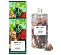 7 Treasure Wellness Tea, Kidney Tea Formula Ginseng Seven Treasure Tea Bags, Ginseng Goji Beeren Tee, 20/40/60 PCS Formel Sechs Schatz Tee (2)
