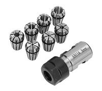 7 Uds ER11 5mm CNC herramienta de torno de fresado máquina de grabado herramienta soporte de eje de Motor varilla de extensión + ER11 1-7mm juego de pinzas de resorte