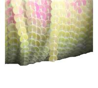 7 unidades de cintas encaje lentejuelas redondas planas 90 m y 6 mm for coser, en rollo, for manualidades, accesorios tela for mujer para Coser Manualidades(Color 1)