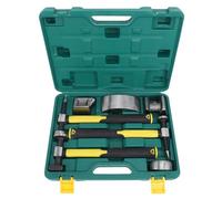 7 UNIDS Kit de Reparación de Carrocerías de Acero Al Carbono Heavy Duty Auto Carrocerías Martillo y Dolly Set Herramientas de Reparación de Abolladuras con Caja para Coche camión