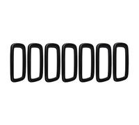 7 Unids/set Embellecedor Cubierta Inserción Rejilla Delantera Para Jeep Para Renegado 2015 2016 2017 2018 Rejillas Delanteras Coche