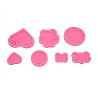 7 unids/set molde de silicona para Chocolate DIY lindo molde para fondant herramienta para hornear para panadería cocina