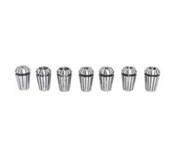 7 unids/set pinza de resorte de acero al carbono ER20, pinzas de sujeción de fresado CNC 1/8 3/16 1/4 5/16 3/8 7/16 1/2 pulgadas