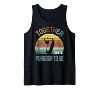 7 Wedding Anniversary For Couple - Seven Years of Marriage Camiseta sin Mangas