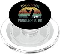 7 Wedding Anniversary For Couple - Seven Years of Marriage PopSockets PopGrip para MagSafe