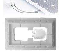 7 x Soporte para panel solar para autocaravana, soportes de montaje para panel solar, soportes laterales, ABS, montaje de panel solar, soporte para placas solares para panel solar, conjunto de soporte