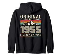 70.º cumpleaños Hombre Original Mayo de 1955 70 años Sudadera con Capucha
