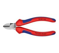 70 02 140 Alicates de corte diagonal alicate rojo/Azul, Alicates de corte diagonal, Acero cromo vanadio, De plástico, Azul/Rojo, 14 cm, 150 g