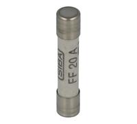 70-125-40/20A | SIBA FUSE, CARTRIDGE, VERY FAST ACTING, 500 V, 6.3MM X 32MM, 1/4" X 1-1/4", 70-125-40 SERIES, 20A