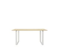 70/70 Mesa de Comedor 170x85 Chapa Roble/ Blanco