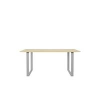 Muuto Mesa 70/70 170x85 cm Oak veneer-Plywood-Grey