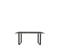 70/70 Mesa de Comedor 170x85 Negro Linóleo/ Negro