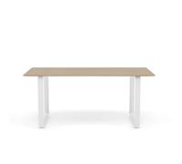 70/70 Mesa de Comedor 170x85 Roble/ Blanco