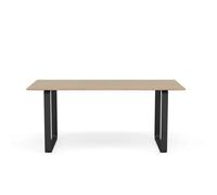 70/70 Mesa de Comedor 170x85 Roble/ Negro