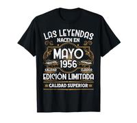 70 Años Cumpleaños Las Leyendas Nacen En Mayo de 1956 Camiseta