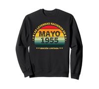 70 Años Cumpleaños Vintage Nacido En Mayo 1955 Sudadera