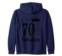 70 Años y fabulosos - Sassy Classy 70th Birthday Women Sudadera con Capucha