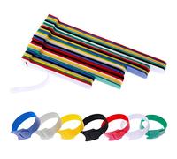 70 bridas de sujeción reutilizables, tiras de nailon de 4/6/7/8 pulgadas, correas de cable ajustables de 7 colores, organizador de cables para gestión de cables de escritorio