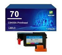 70 Cabeza De Impresión Compatible para HP Designjet Z3100 Z3200 Z5200 Z5400,C9405A-1 Pack
