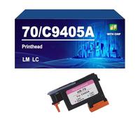 70 Cabezal De Impresión Compatible con Las Impresoras para HP Designjet Z2100 Z5200 Z3200 Y Z3100.,C9405A-1 Pack
