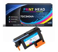 70 Cabezal de impresión con Chip Compatible con HP 70 C9404A C9405A C9406A C9407A C9408A C9409A C9410A para impresoras DesignJet Z2100 Z5200 Z3200 Z3100