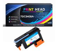 70 Cabezal de impresión con Chip Compatible con HP 70 C9404A C9405A C9406A C9407A C9408A C9409A C9410A para impresoras DesignJet Z2100 Z5200 Z3200 Z3100