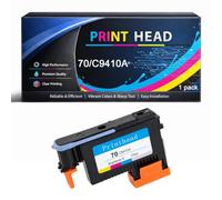70 Cabezal de impresión con Chip Compatible con HP 70 C9404A C9405A C9406A C9407A C9408A C9409A C9410A para impresoras DesignJet Z2100 Z5200 Z3200 Z3100