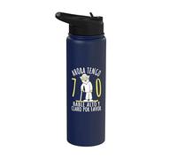 70 Cumpleaños 70 Años Hombre Divertido, Ahora Tengo 70 Años Stainless Steel Insulated Water Bottle