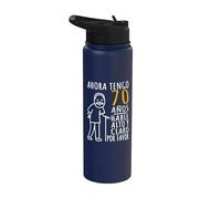 70 Cumpleaños | Ahora Tengo 70 Años | Divertido Aniversario Stainless Steel Insulated Water Bottle
