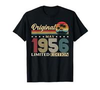 70 cumpleaños Hombre Mujer Regalo Mayo 1956 Camiseta