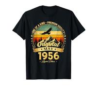70 cumpleaños Hombre Mujer Regalo Mayo 1956 Camiseta