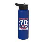 70 Cumpleaños Mujer Me Ha Costado 70 Años Estar Tan Buena Stainless Steel Insulated Water Bottle