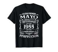 70 cumpleaños Nacido en Mayo de 1955 Vintage 70 años Camiseta