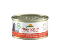 almo nature HFC Jelly Comida húmeda para Gatos, salmón con Zanahorias, 24 Unidades (24 x 70 g)