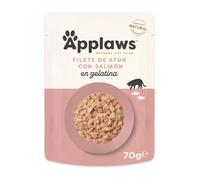 70 g Applaws Atún y Salmón en gelatina sobre para gatos