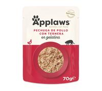 70 g Applaws Pollo y Ternera en gelatina sobre para gatos