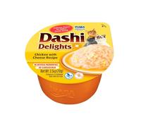 70 g Dashi Delights Snack Cremoso Pollo y Queso tarrina para gatos