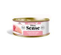 70 g Dibaq Sense Grain Free Kitten Pollo y Manzana lata para gatos