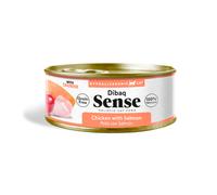 Dibaq Sense Gato Adult Grain Free Pollo con Salmón Latas 70 gr