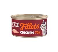 70 g Edgard & Cooper Filetes de Pollo Lata para gatos