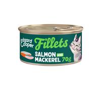 70 g Edgard & Cooper Filetes de Salmón y Ceballa Lata para gatos