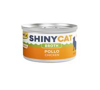 70 g GimCat Shiny Cat Pollo en caldo lata para gatos