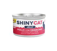 70 g GimCat Shiny Filet Pollo y Cangrejos Lata para gatos
