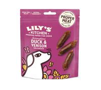Snacks Scrumptious Duck & Venision Sausages - Salchichas de pato y venado - Lily's Kitchen - Cantidad: 70 g