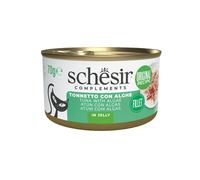 Schesir Adult Filetes de Atún con Algas en Gelatina Lata para Gatos 70 gr